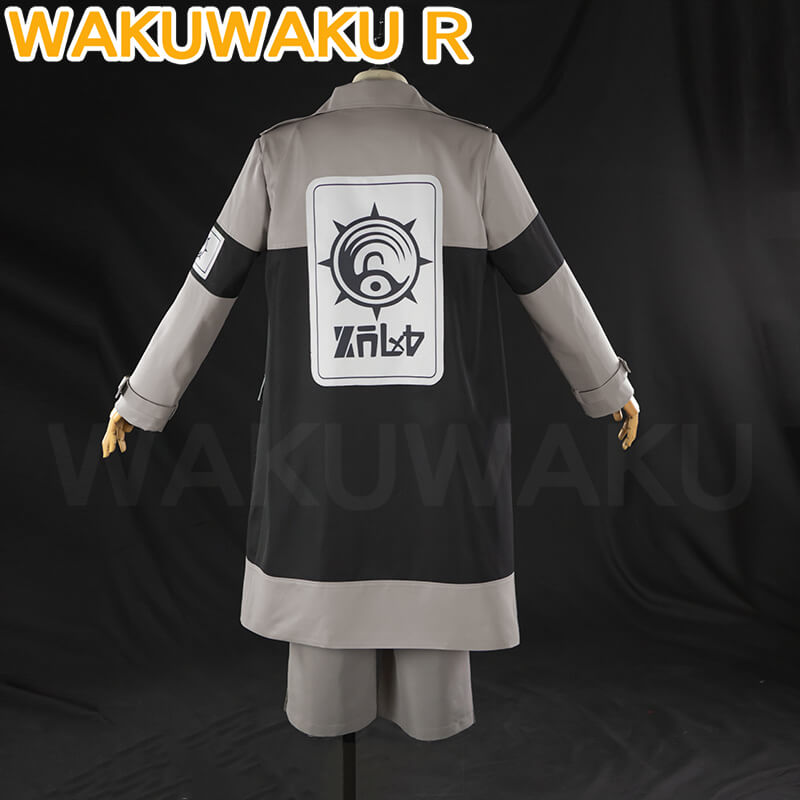 【In Stock】Enjin Cosplay Costume Anime Gachiakuta Cosplay WakuWaku-R Men Black Steampunk Costume Rudo Cosplay Plus Size