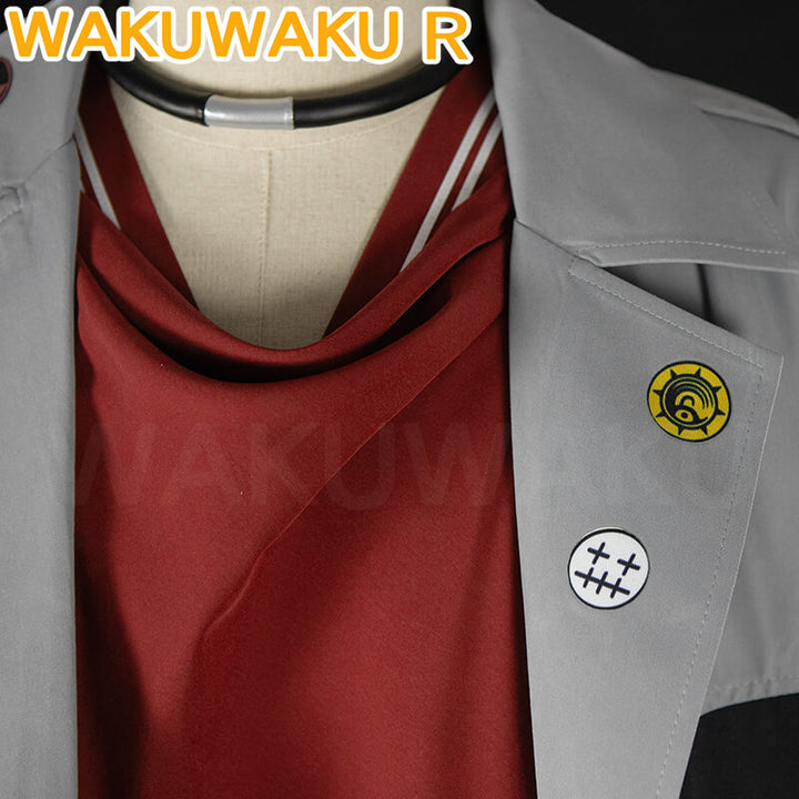 【In Stock】Enjin Cosplay Costume Anime Gachiakuta Cosplay WakuWaku-R Men Black Steampunk Costume Rudo Cosplay Plus Size