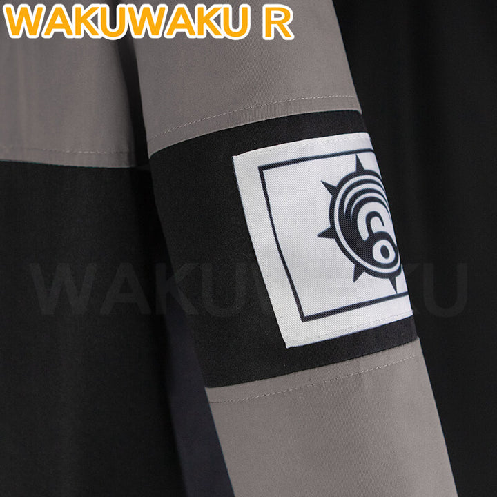 【In Stock】Enjin Cosplay Costume Anime Gachiakuta Cosplay WakuWaku-R Men Black Steampunk Costume Rudo Cosplay Plus Size