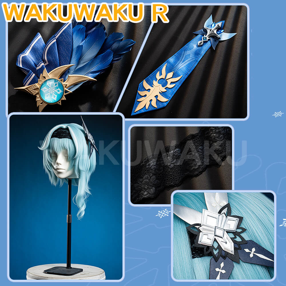 Game Genshin Impact Eula Lawrence Cosplay Costume