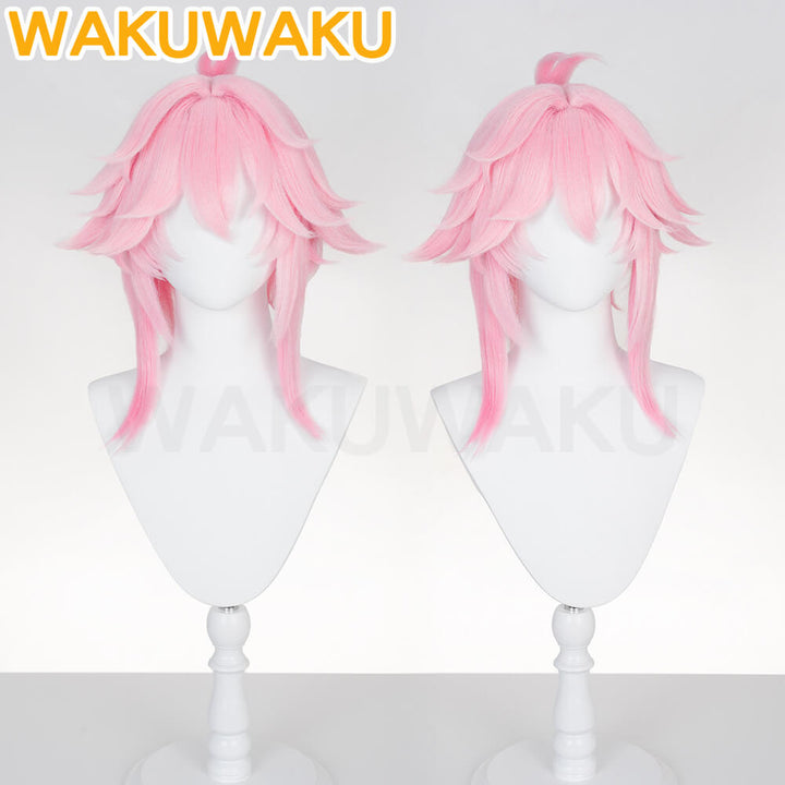 【In Stock】WakuWaku Game Honkai: Star Rail Evanescia Wig HSR Women Pink Hair
