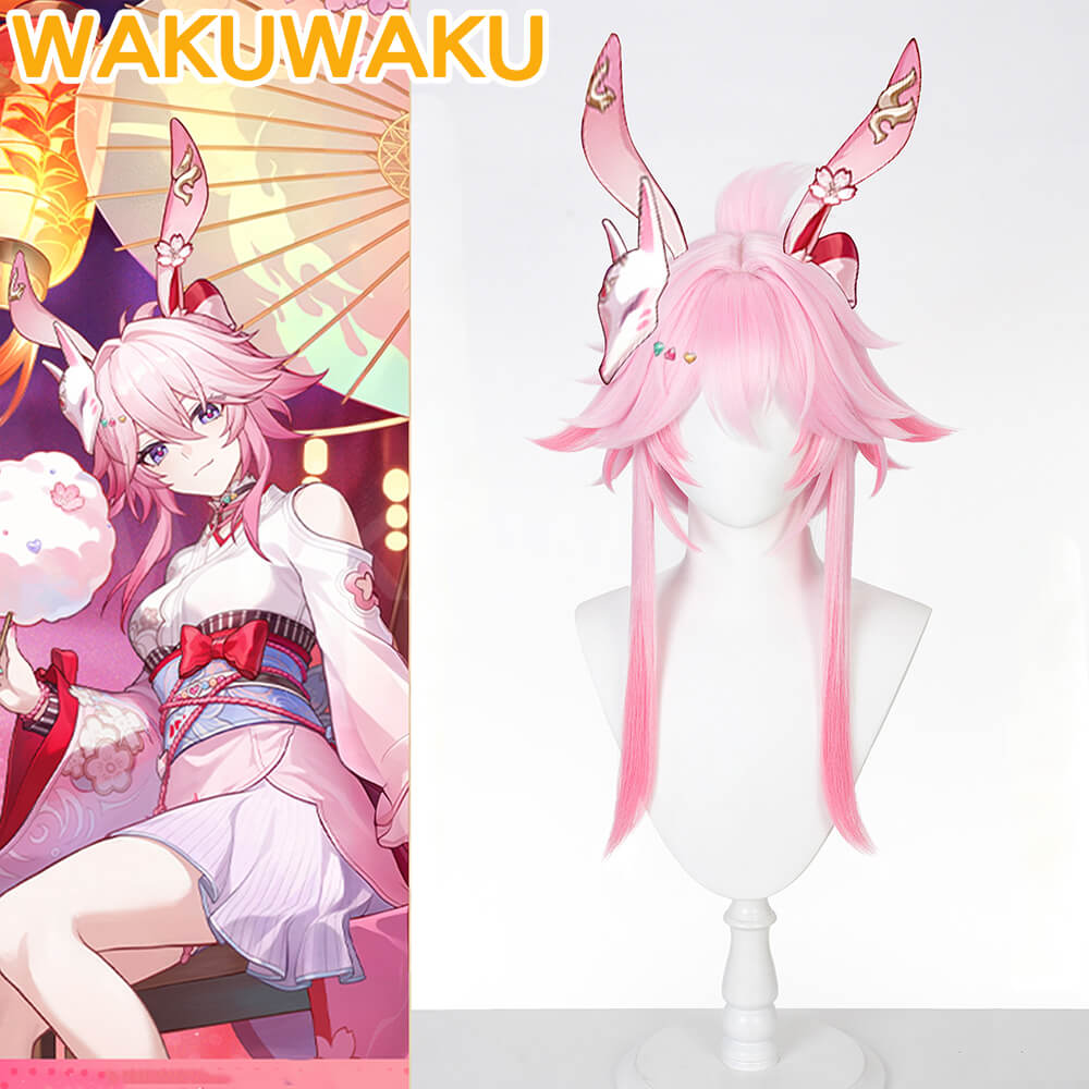 Game Honkai: Star Rail Evanescia Cosplay Wig 