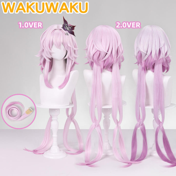 【In Stock】Evernight Wig Game Honkai: Star Rail Cosplay WakuWaku Halloween Evernight Cosplay Wig Cap