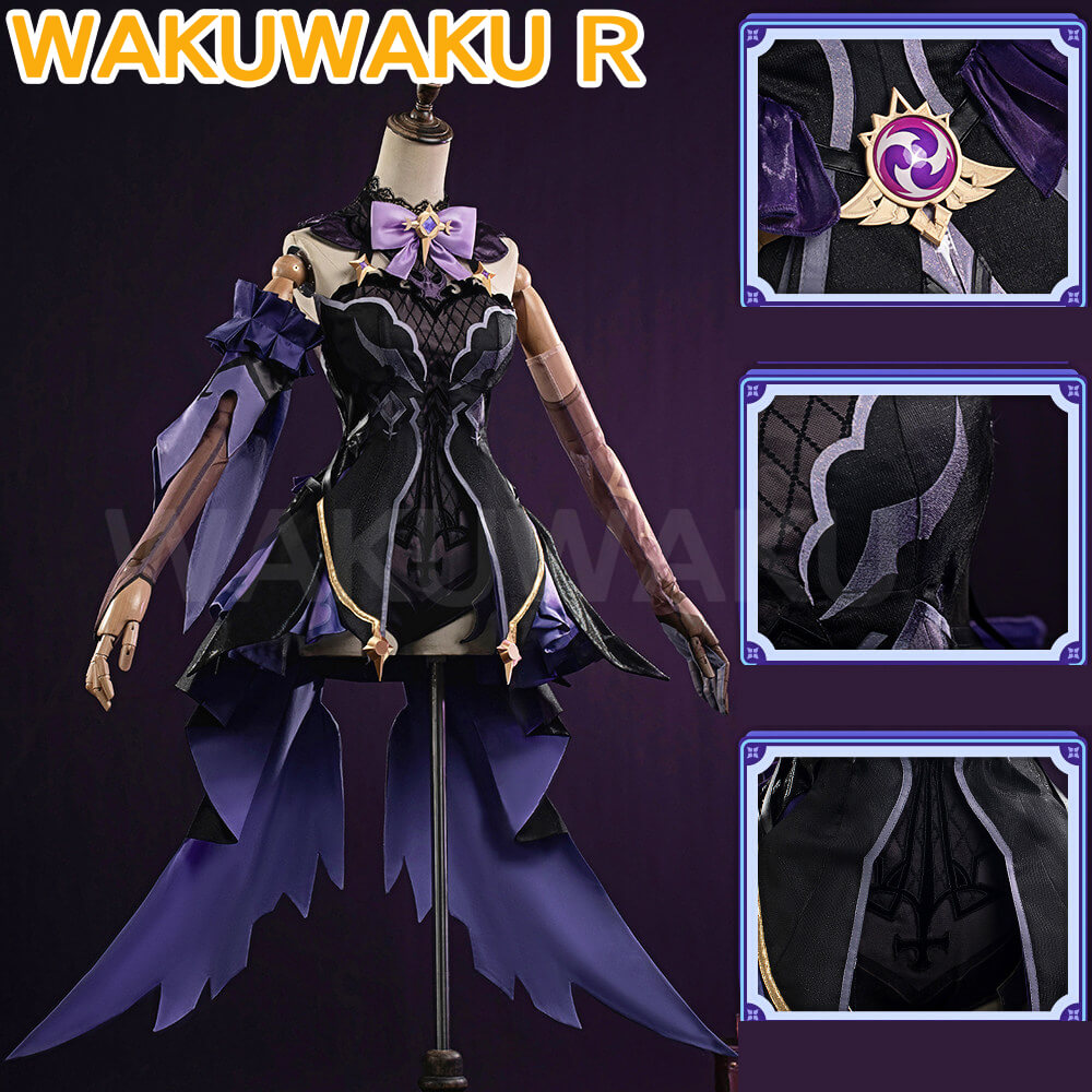 Game Genshin Impact Fischl Cosplay Costume 