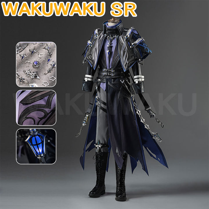 Flins Cosplay Costume Game Genshin Impact WakuWaku-SR Kyryll Chudomirovich Flins