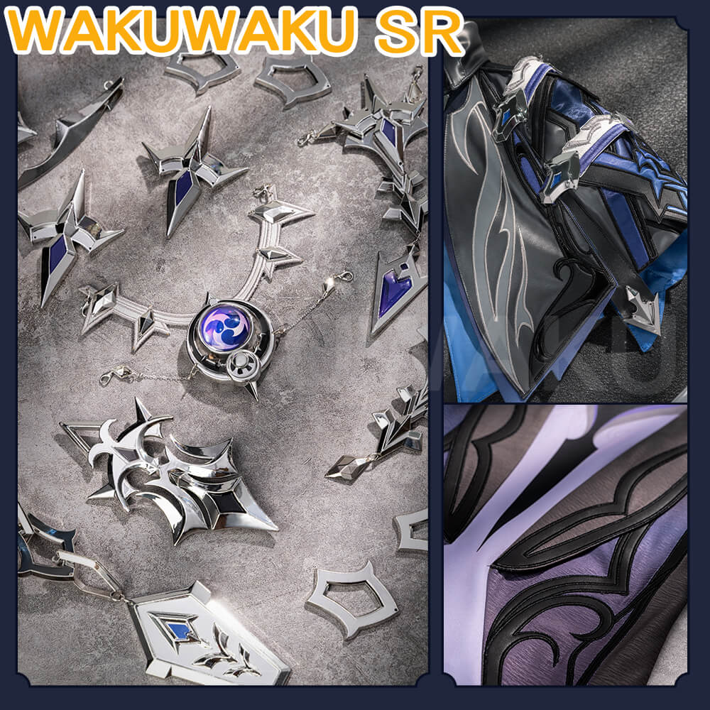 Flins Cosplay Costume Game Genshin Impact WakuWaku-SR Kyryll Chudomirovich Flins