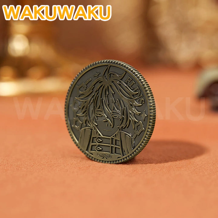 【Official】Flins Decision Coin Accessories Game Genshin Impact WakuWaku Flins Necklace Halloween