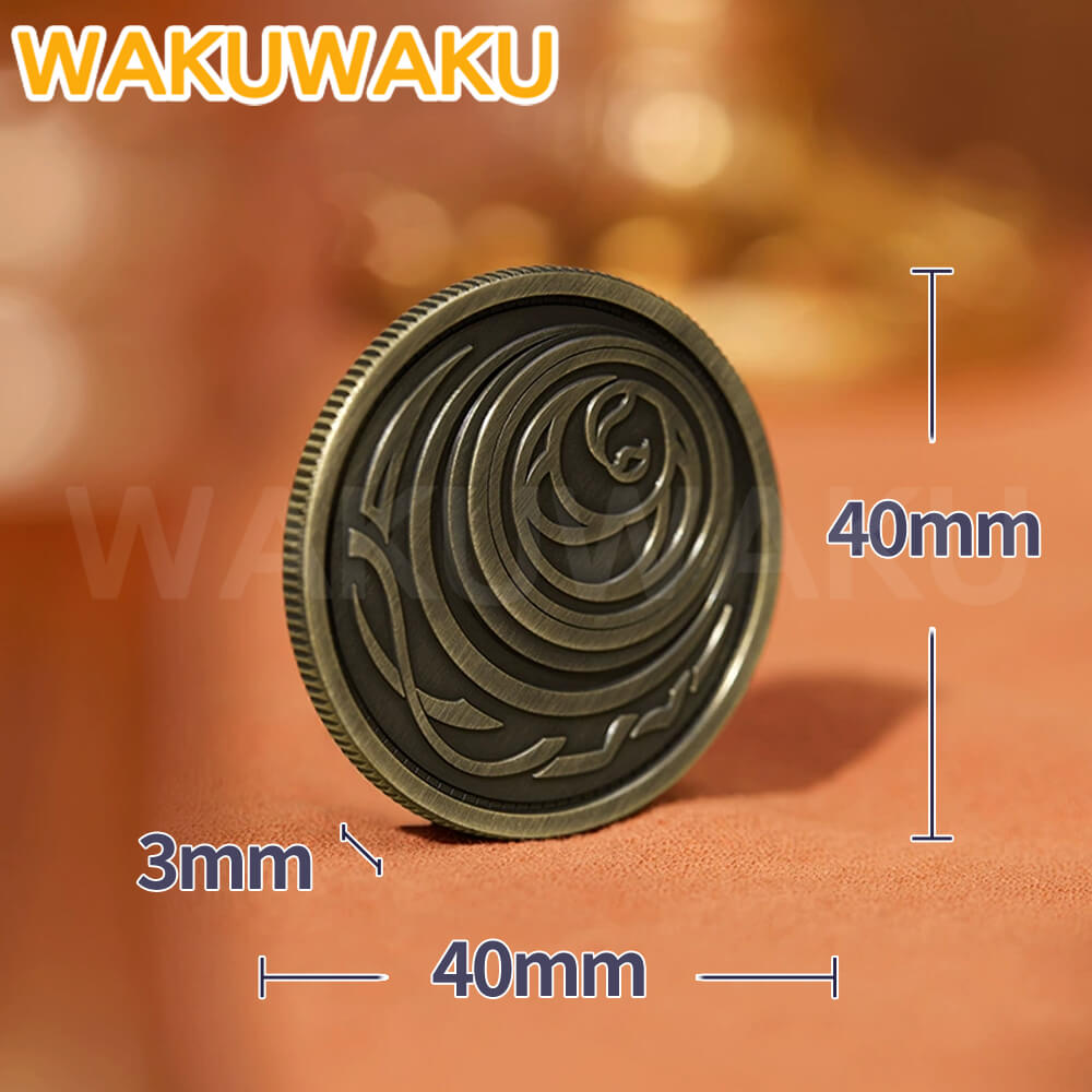 【Official】Flins Decision Coin Accessories Game Genshin Impact WakuWaku Flins Necklace Halloween