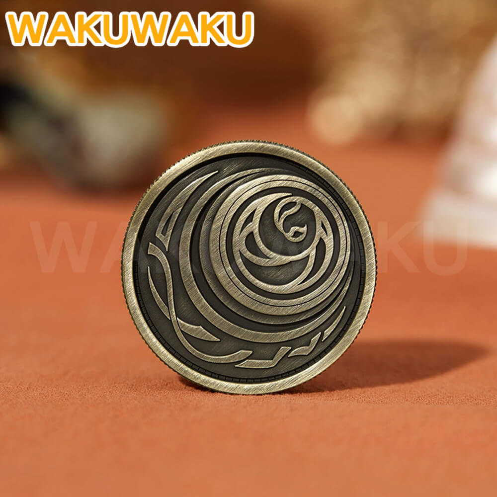 【Official】Flins Decision Coin Accessories Game Genshin Impact WakuWaku Flins Necklace Halloween