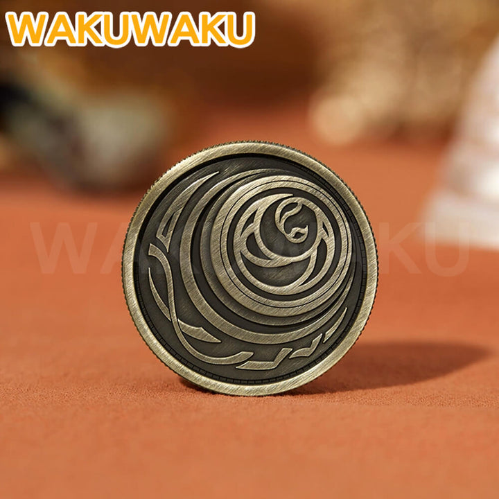 【Official】Flins Decision Coin Accessories Game Genshin Impact WakuWaku Flins Necklace Halloween