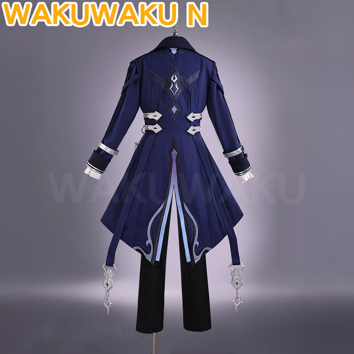 【S-2XL】Flins Fes Cosplay Costume Game Genshin Impact WakuWaku-N Men Suits Cosplay
