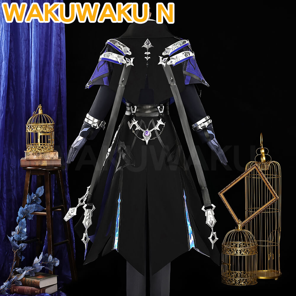 【In Stock】Flins Cosplay Game Genshin Impact WakuWaku-N Men Costume Kyryll Chudomirovich Flins Halloween