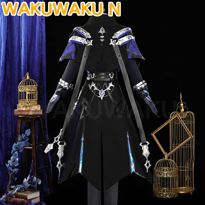 【In Stock】Flins Cosplay Game Genshin Impact WakuWaku-N Men Costume Kyryll Chudomirovich Flins Halloween