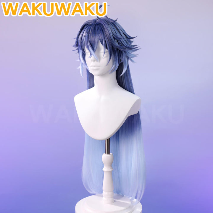 【In Stock】Flins Wig Genshin Impact WakuWaku Men Long 90cm Hair High Heat Wig Kyryll Chudomirovich