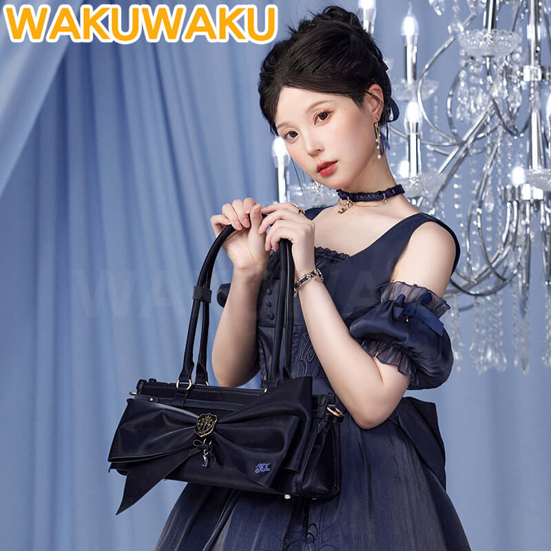 【Official】Furina Itabag Game Genshin Impact WakuWaku Women Daily White Black Itabag Furina Doujin Fontaine Cosplay Christmas