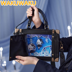 【Official】Furina Itabag Game Genshin Impact WakuWaku Women Daily White Black Itabag Furina Doujin Fontaine Cosplay Christmas
