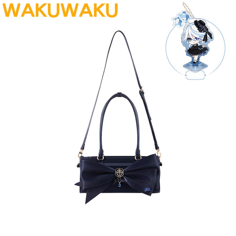 【Official】Furina Itabag Game Genshin Impact WakuWaku Women Daily White Black Itabag Furina Doujin Fontaine Cosplay Christmas