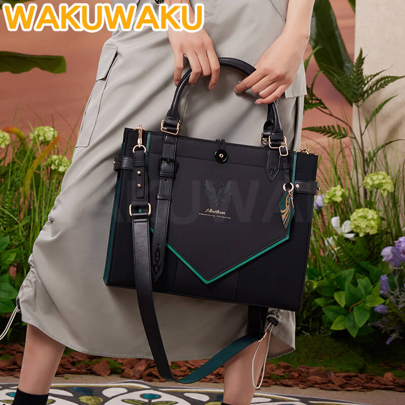 【Official】AI Haitham Doujin Bag Cosplay Game Genshin Impact WakuWaku Itabag School Bag AI Haitham Cosplay Props Christmas