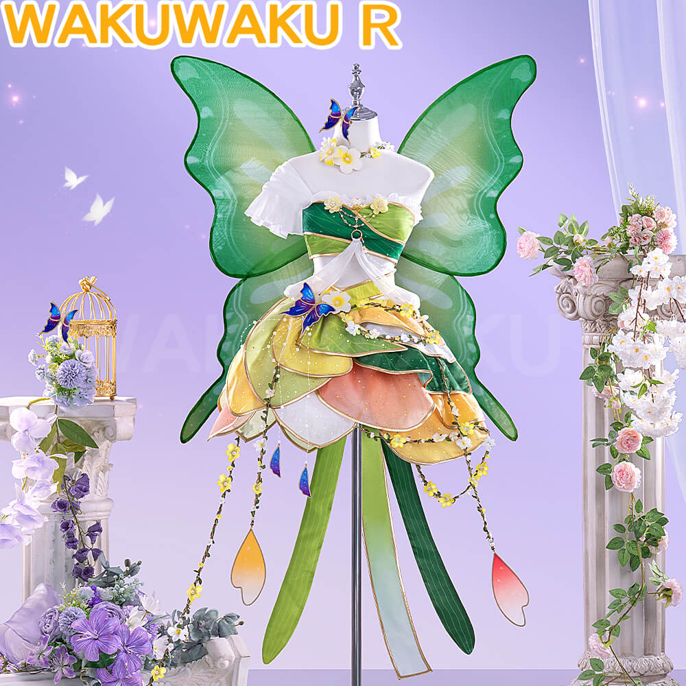 【In Stock】WakuWaku-R Anime LoveLive! Koizumi Hanayo Costume School Idol Project Cosplay
