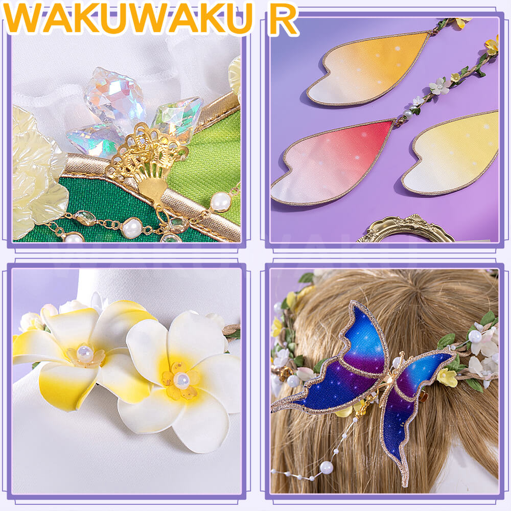 【In Stock】WakuWaku-R Anime LoveLive! Koizumi Hanayo Costume School Idol Project Cosplay