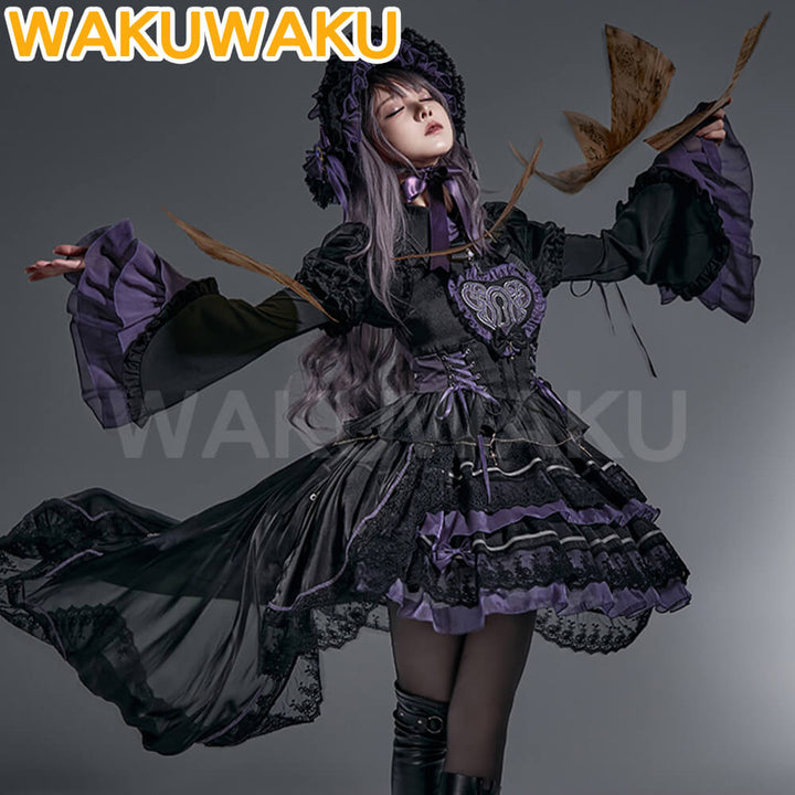 【Official】The Herta Cosplay Costume Game Honkai: Star Rail WakuWaku Lolita Dress The Herta Doujin Christmas HSR