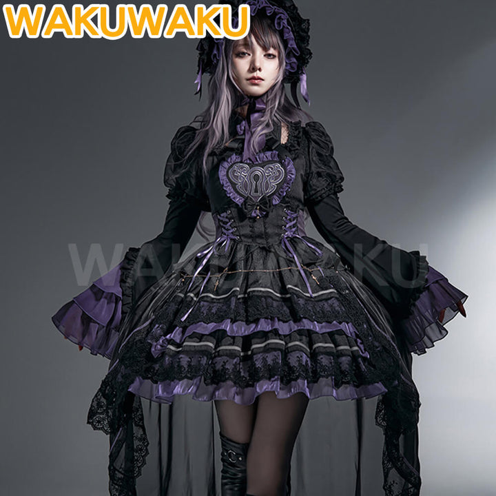 【Official】The Herta Cosplay Costume Game Honkai: Star Rail WakuWaku Lolita Dress The Herta Doujin Christmas HSR