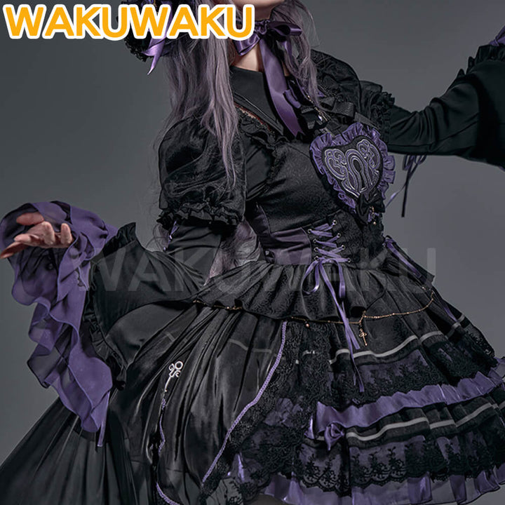 【Official】The Herta Cosplay Costume Game Honkai: Star Rail WakuWaku Lolita Dress The Herta Doujin Christmas HSR