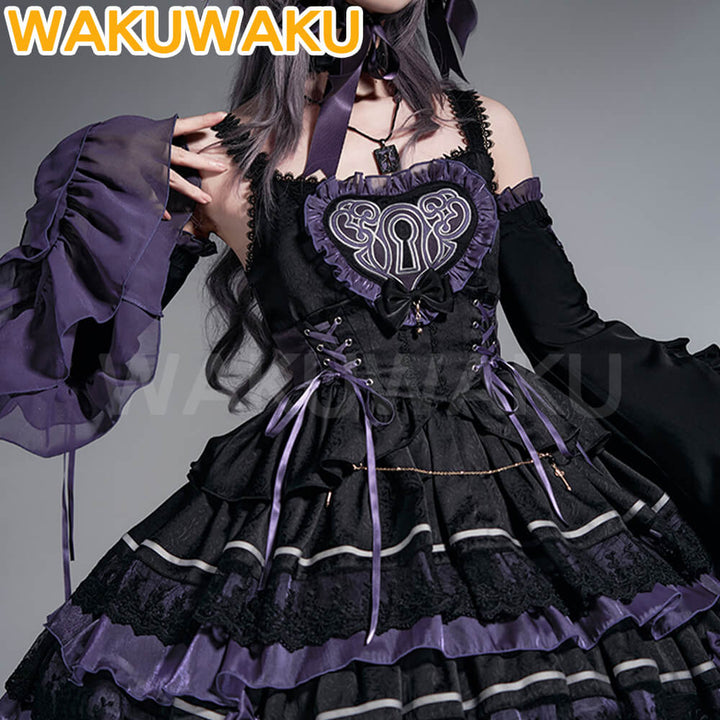 【Official】The Herta Cosplay Costume Game Honkai: Star Rail WakuWaku Lolita Dress The Herta Doujin Christmas HSR