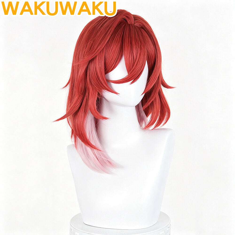 Game Honkai: Star Rail Himeko Nova SP Cosplay Wig 