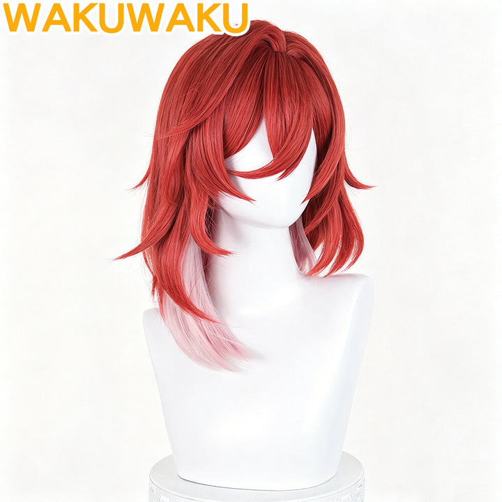 Game Honkai: Star Rail Himeko Nova SP Cosplay Wig 