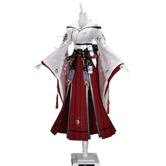 【S-2XL】WakuWaku-R Game Wuthering Waves Hiyuki Costume Red Dress
