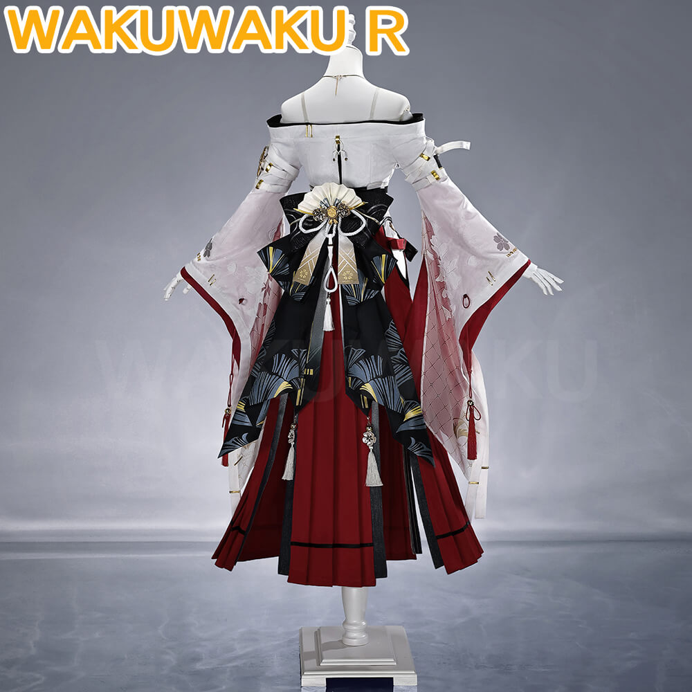 【S-2XL】WakuWaku-R Game Wuthering Waves Hiyuki Costume Red Dress