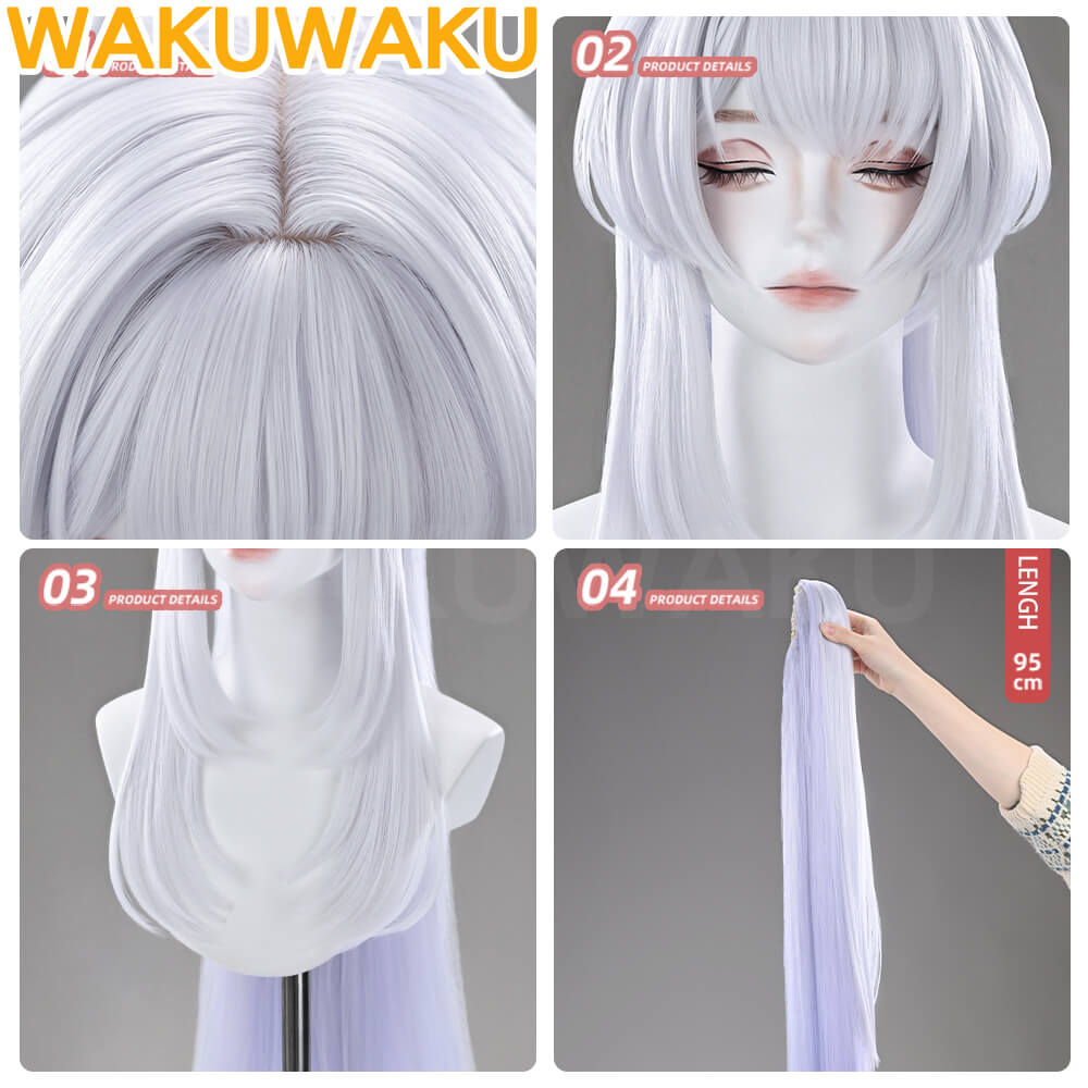 Game Wuthering Waves Cosplay Hiyuki Wig 