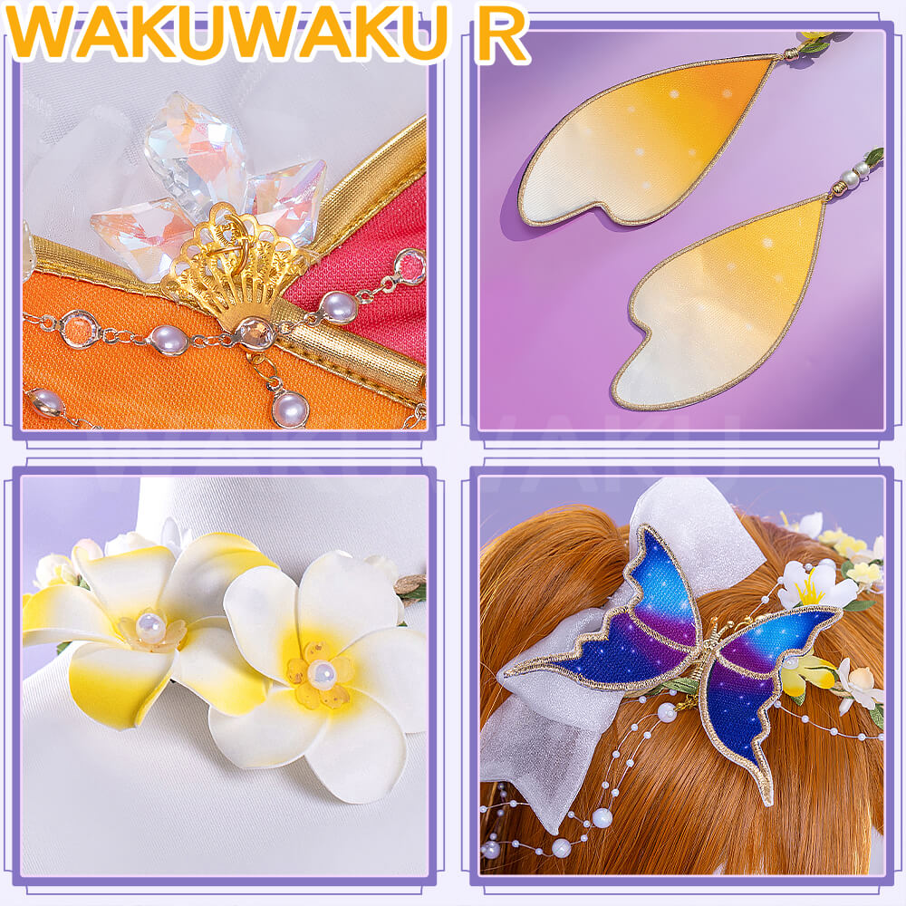 【In Stock】WakuWaku-R Anime LoveLive! Kousaka Honoka Costume School Idol Project Cosplay
