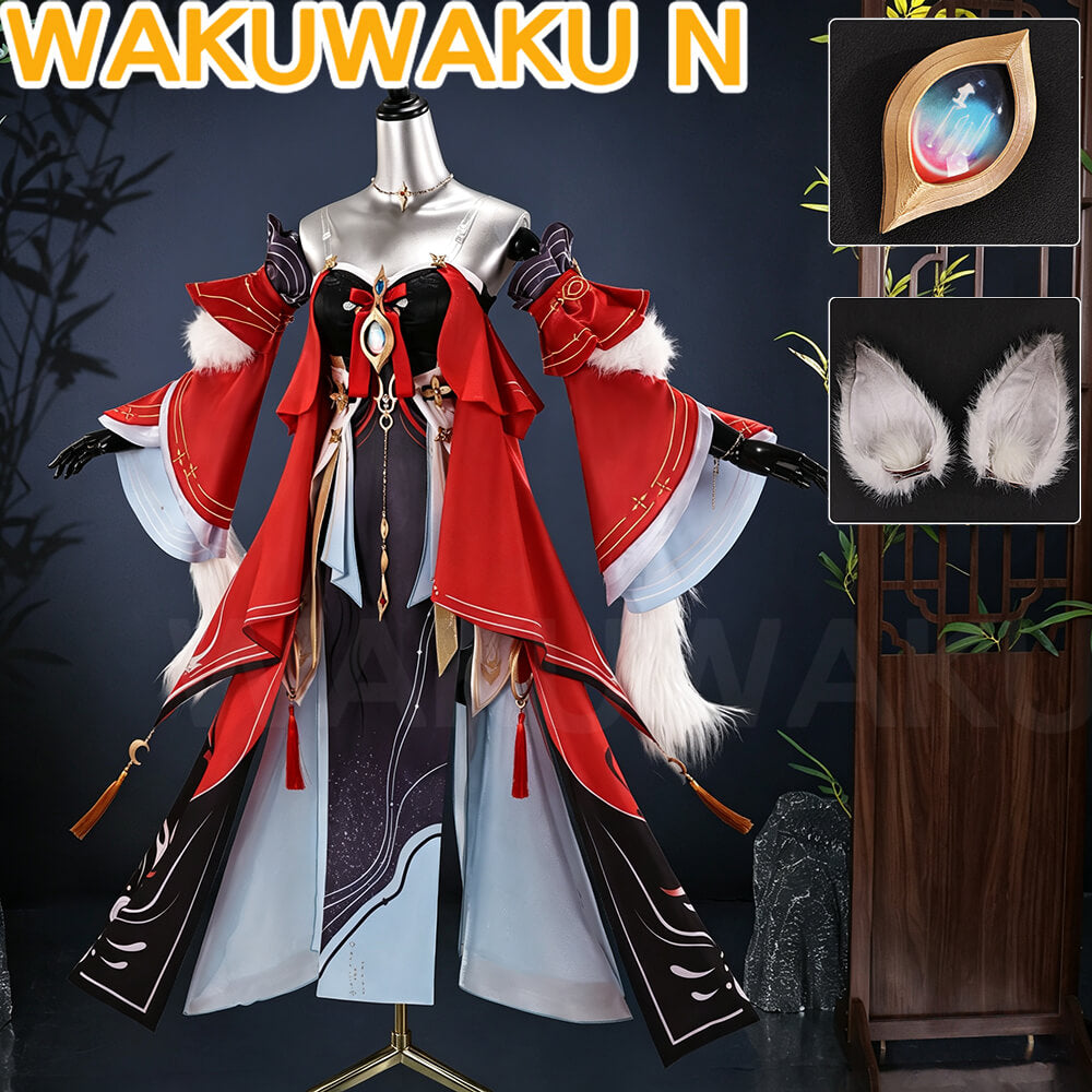 Game Wuthering Waves Hsin Costume Fox Cosplay
