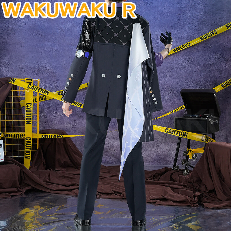 Hugo Cosplay Costume Game Zenless Zone Zero WakuWaku-R ZZZ Men Vampire Costume Hugo Vlad Ravenlock Cosplay Plus Size