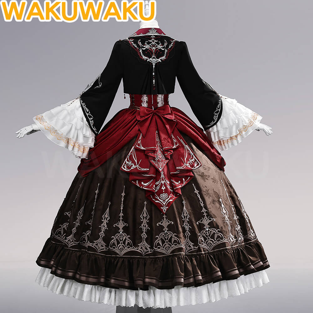 【S-2XL】WakuWaku Hunter MC Cosplay Game Love and Deepspace Heroine Sylus Silverwing Fiend Lolita