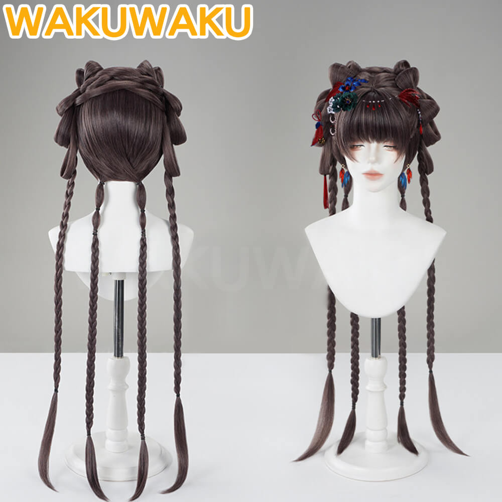 【In Stock】WakuWaku Game Love and Deepspace Hunter MC Cosplay Wig