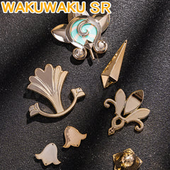 Hyacine Cosplay Costume Game Honkai: Star Rail HSR Women Cute Dress Hyacine Amphoreus Cosplay Mental Accessories