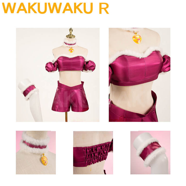 WakuWaku-R Momomiya Ichigo Aizawa Mint Fujiwara Zakuro Cosplay Anime Tokyo Mew Mew Dress