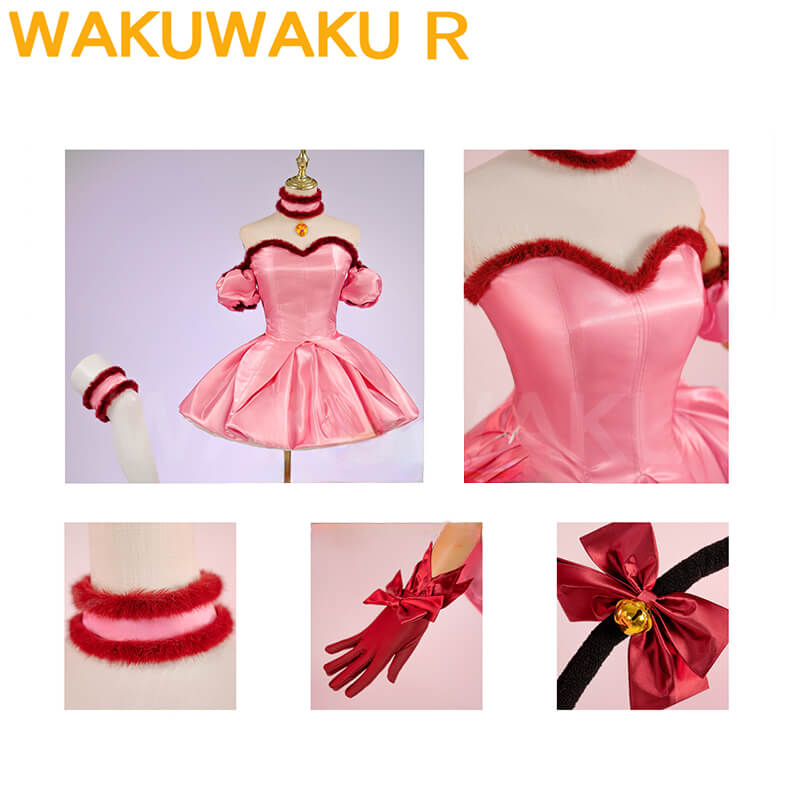 WakuWaku-R Momomiya Ichigo Aizawa Mint Fujiwara Zakuro Cosplay Anime Tokyo Mew Mew Dress