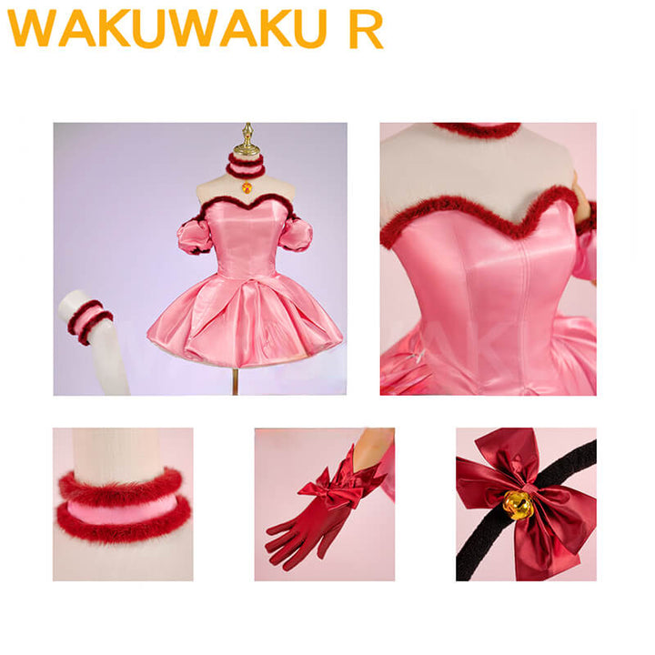 WakuWaku-R Momomiya Ichigo Aizawa Mint Fujiwara Zakuro Cosplay Anime Tokyo Mew Mew Dress