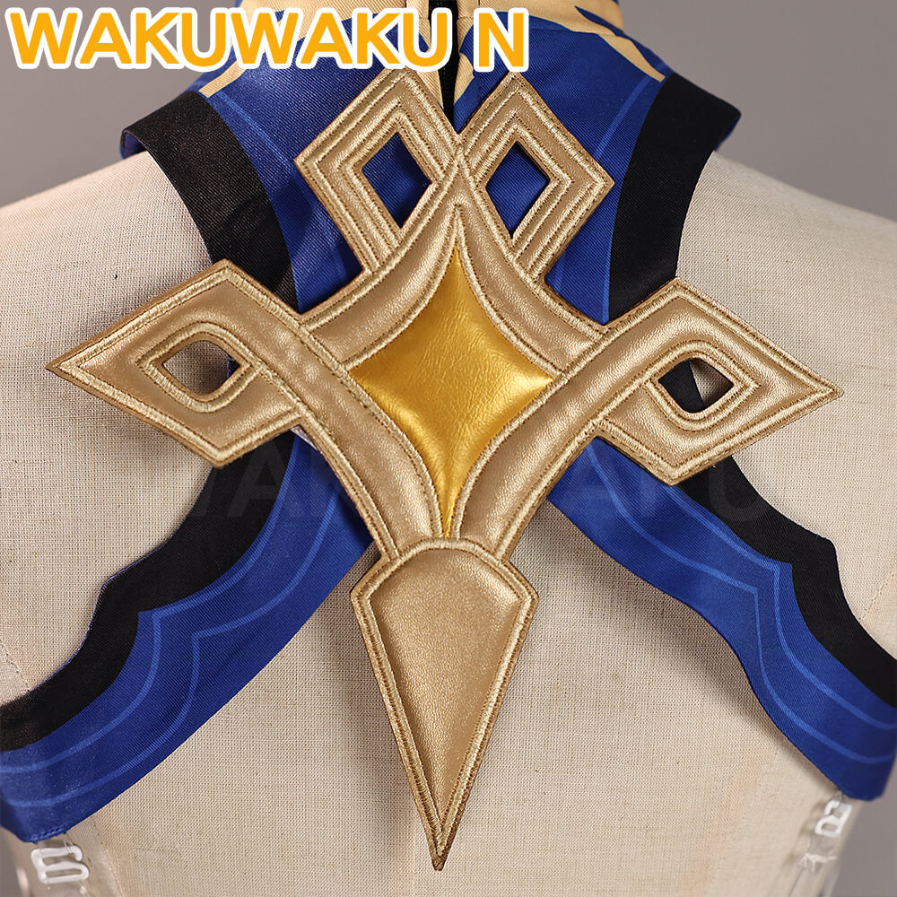 Istaroth Cosplay Game Genshin Impact WakuWaku-R Women Ruler of Time Costume Halloween Istaroth Cosplay Plus Size Wig