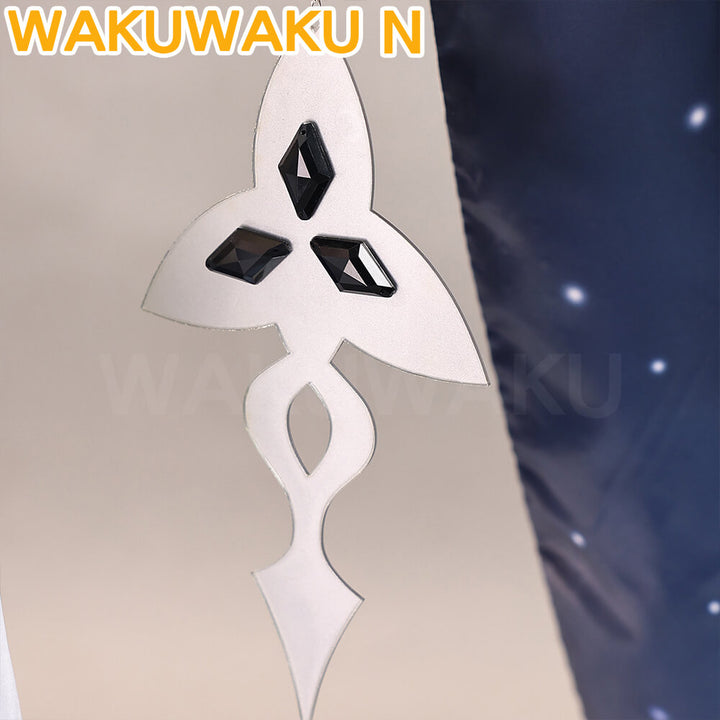 Istaroth Cosplay Game Genshin Impact WakuWaku-R Women Ruler of Time Costume Halloween Istaroth Cosplay Plus Size Wig