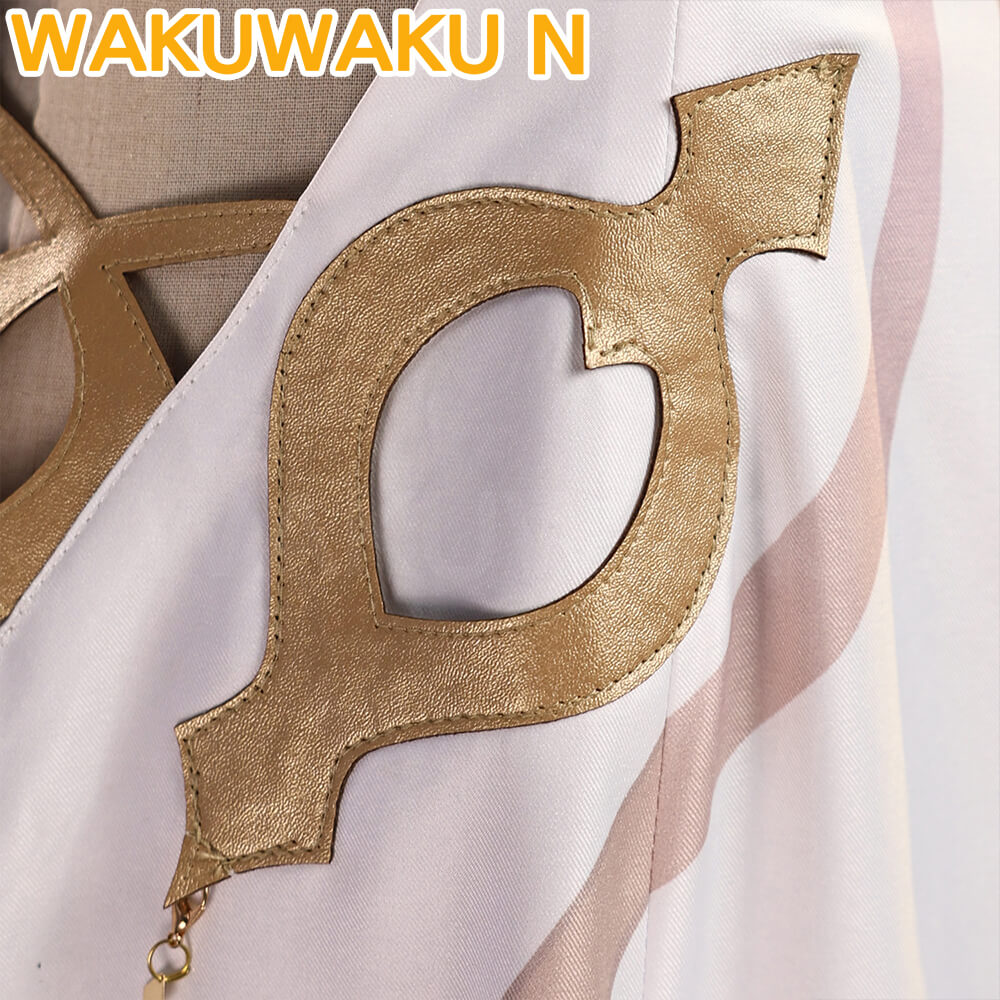 Istaroth Cosplay Game Genshin Impact WakuWaku-R Women Ruler of Time Costume Halloween Istaroth Cosplay Plus Size Wig