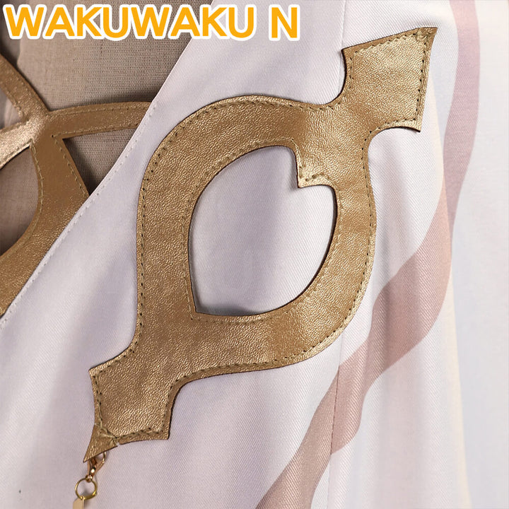 Istaroth Cosplay Game Genshin Impact WakuWaku-R Women Ruler of Time Costume Halloween Istaroth Cosplay Plus Size Wig