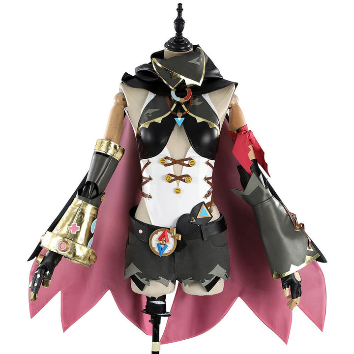 Jahoda Cosplay Game Genshin Impact WakuWaku-R Song of the Welkin Moon Women Costume Halloween Cosplay Plus Size Wig