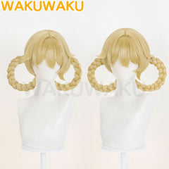 【In Stock】WakuWaku Game Genshin Impact Jahoda Wig Song of the Welkin Moon Nod-Krai Wig