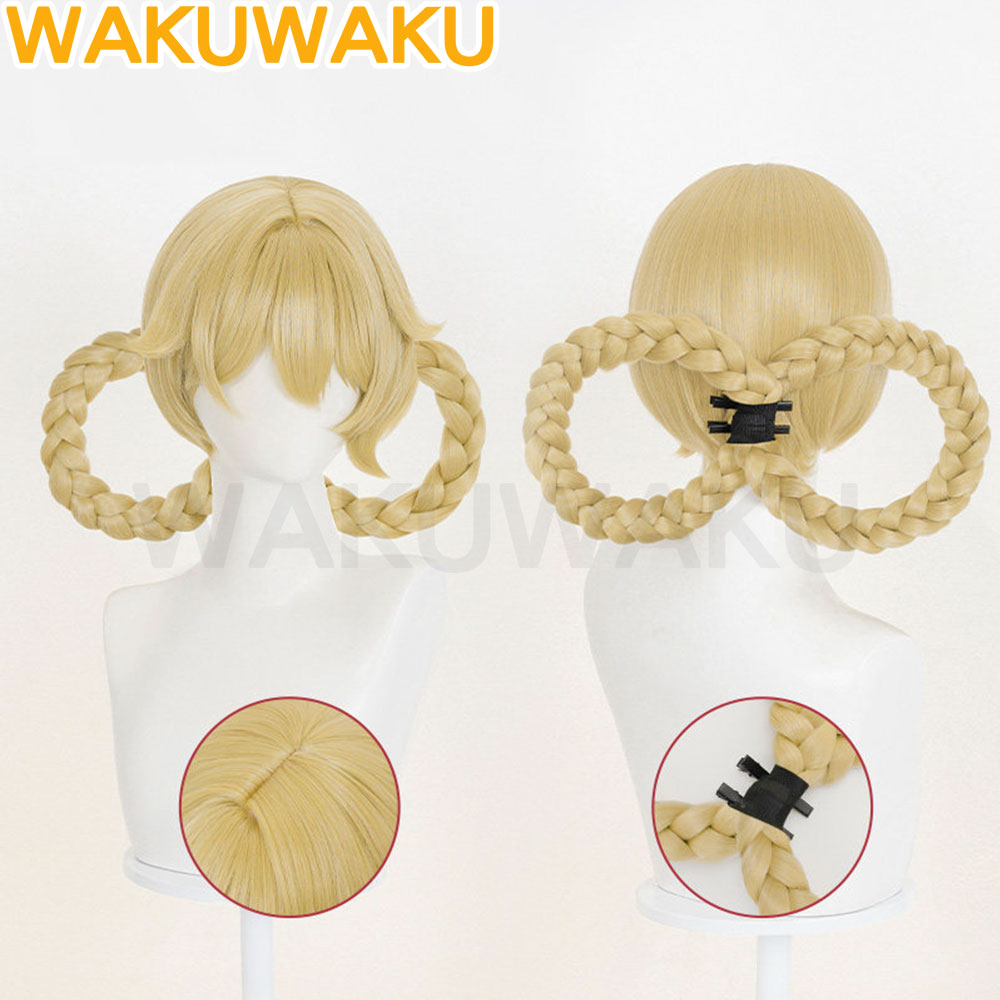 【In Stock】WakuWaku Game Genshin Impact Jahoda Wig Song of the Welkin Moon Nod-Krai Wig