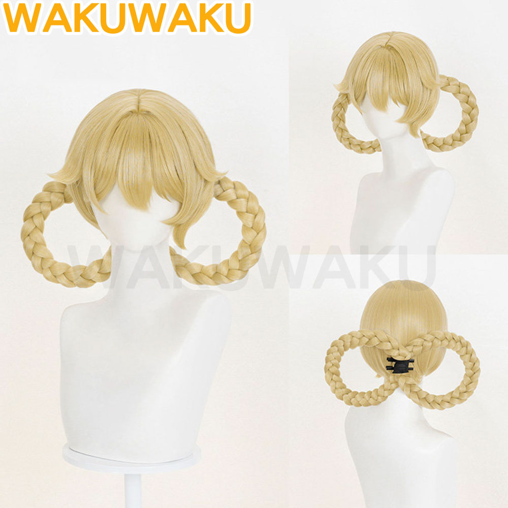 【In Stock】WakuWaku Game Genshin Impact Jahoda Wig Song of the Welkin Moon Nod-Krai Wig